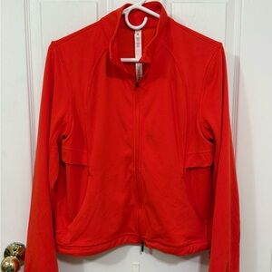 Lululemon Athletica Vibrant Red Bomber Jacket